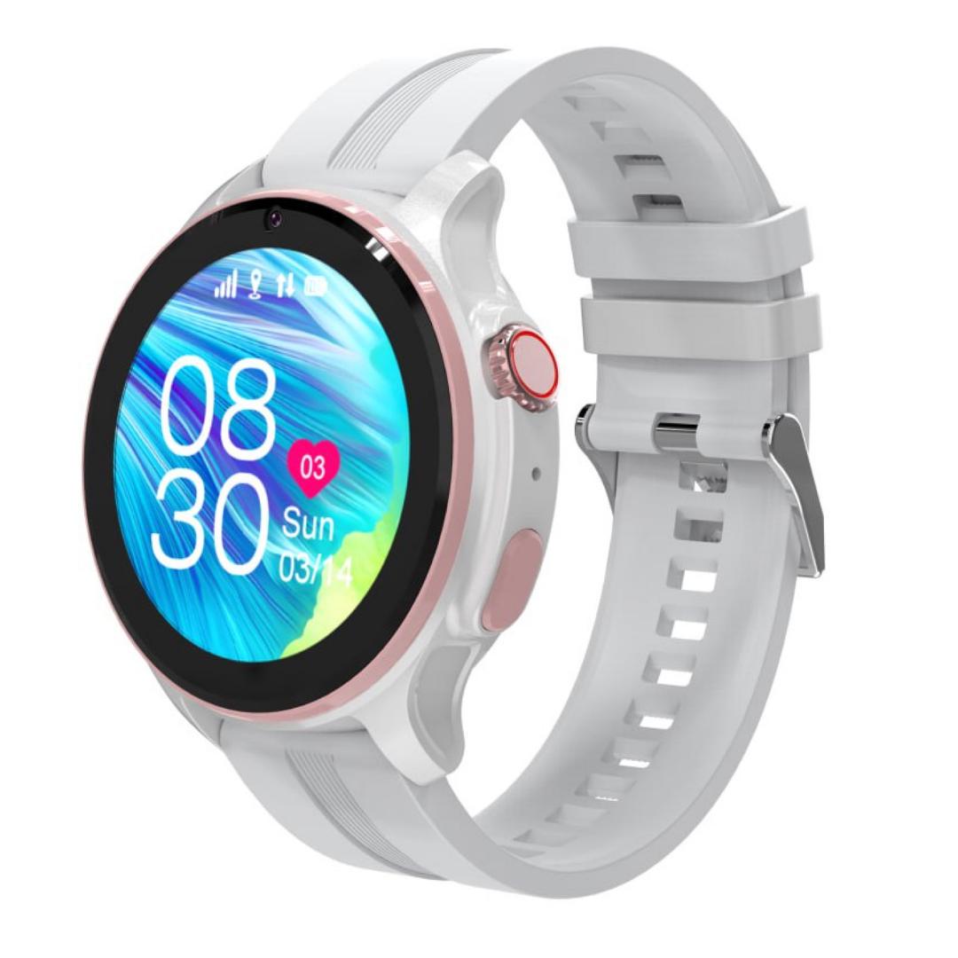 Смарт-часы детские TabbyBoo 4G Elite с GPS камерой видеозвонками и защитой IP67 Белый