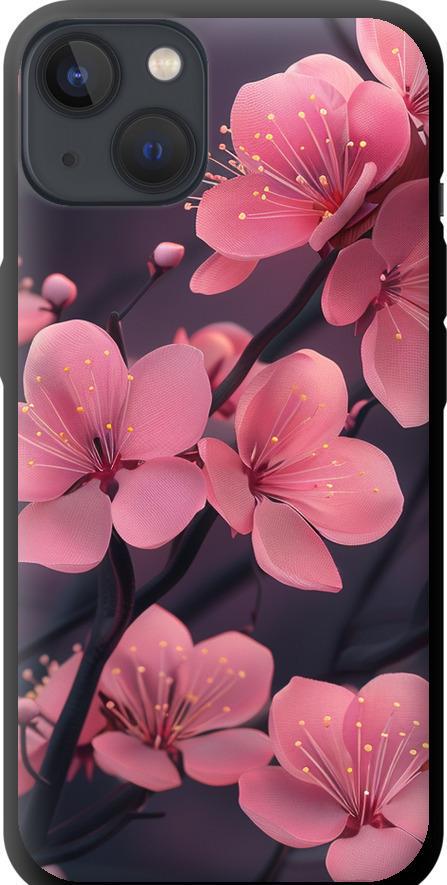 Чехол на iPhone 13 Пурпурная сакура (6075b-2374-42517)