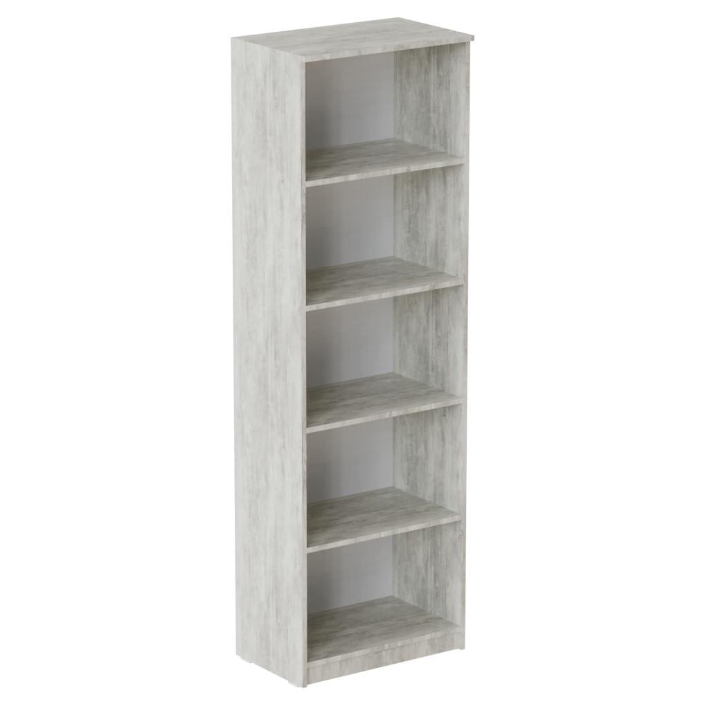 Шкаф Анжело Ferrum-decor на 5 полок 1900x600x380 мм ДСП 16 мм Бетон (FRD-104976)