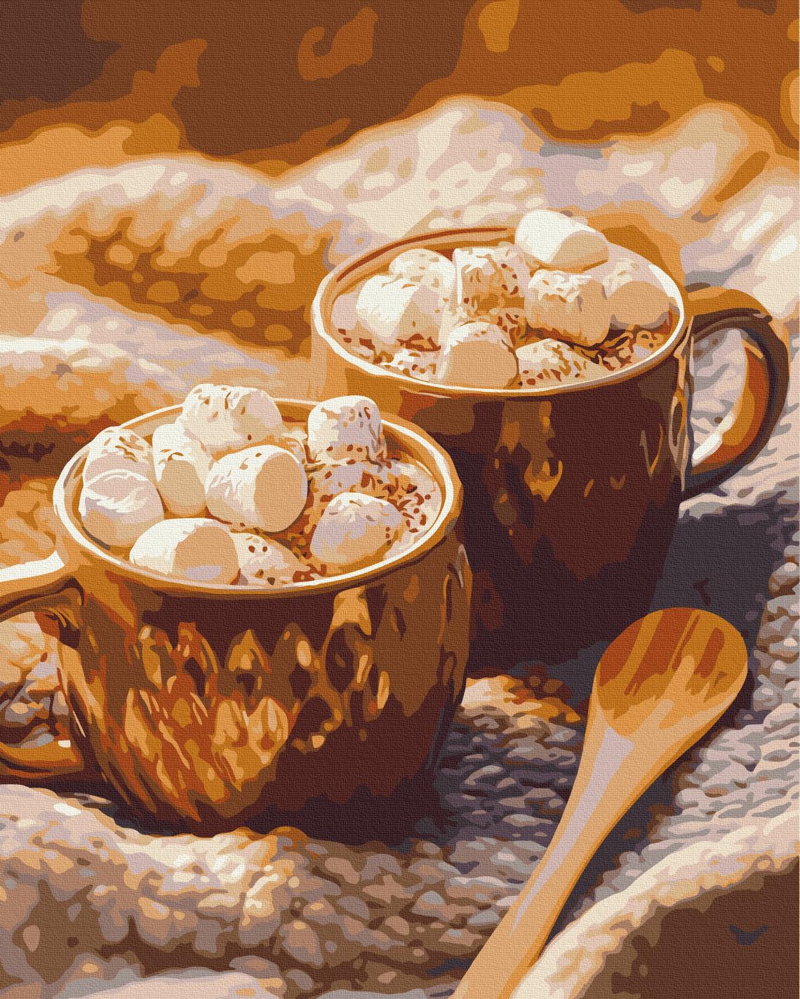 Картина по номерам Brushme Какао с зефирками 40x50 см (BS54440) Картина по номерам Brushme Какао с зефирками 40x50 см (BS54440)