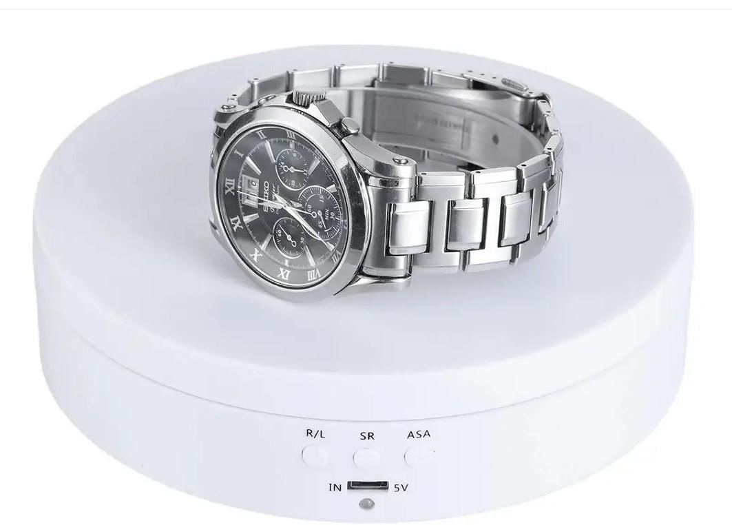 Столик поворотний демонстраційний 138 мм Білий - фото 2 Столик поворотний демонстраційний 138 мм Білий - фото 2