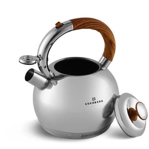 Чайник с свистком для индукционной плиты Edenberg EB-7006 из нержавеющей стали 3 л Brown (2530557648)