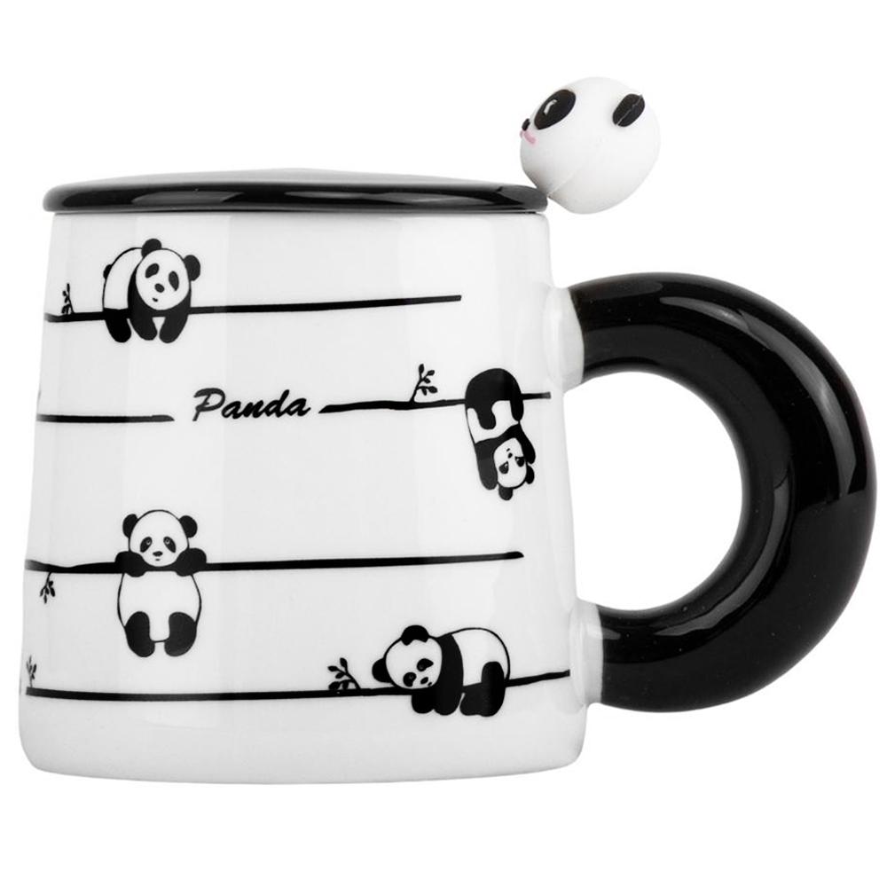Кружка керамическая Elisey Cute panda 350 мл Белый (9050-001) Кружка керамическая Elisey Cute panda 350 мл Белый (9050-001)