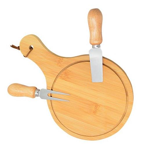 Набор доска для сыра с ножами 18х26 см (20022)