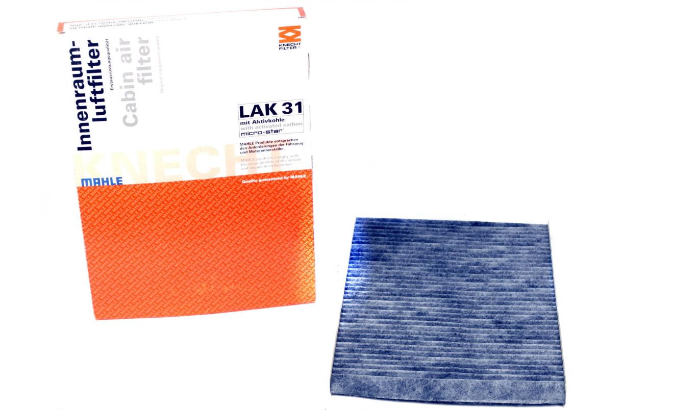 Фильтр салона KNECHT для VW Golf 1,6/1,8/1,9SDI/1,9TDI/2,0-16V 97- угольный (LAK 31)