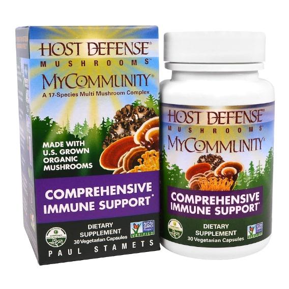 Грибний комплекс Fungi Perfecti Mushrooms MyCommunity Comprehensive Immune Support 30 Caps (FPI-03811)