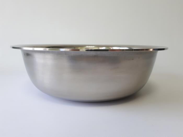 Миска кухонная глубокая нержавеющая сталь D 39 см 7,5 л Миска кухонная глубокая нержавеющая сталь D 39 см 7,5 л