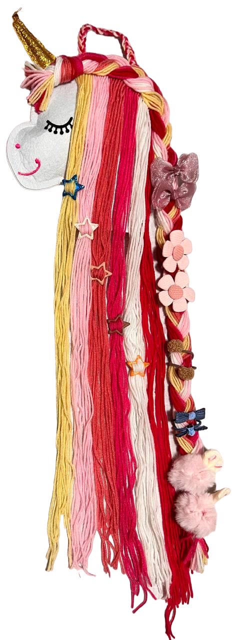 Органайзер для аксессуаров Единорог с резинками и заколками для волос (51894)