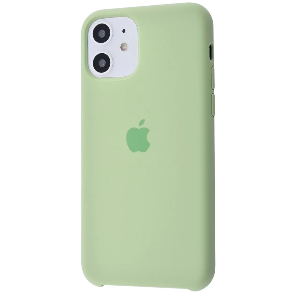 ᐉ Силиконовый Чехол Накладка Silicone Case для Iphone 11 Green • Купить 