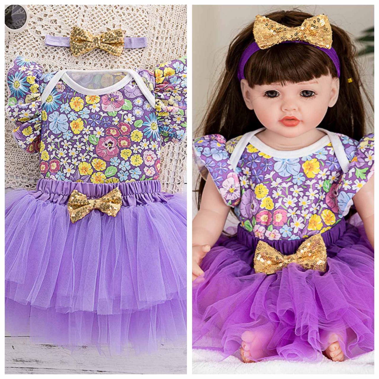 Одяг для ляльки Реборн 55-60 см з 3 предметів (2375876161) - фото 5