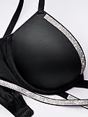 Бюстгальтер з пуш ап та стразами Victoria's Secret Shine Cradle Push-Up Bra 70А Чорний (21208307) - фото 5