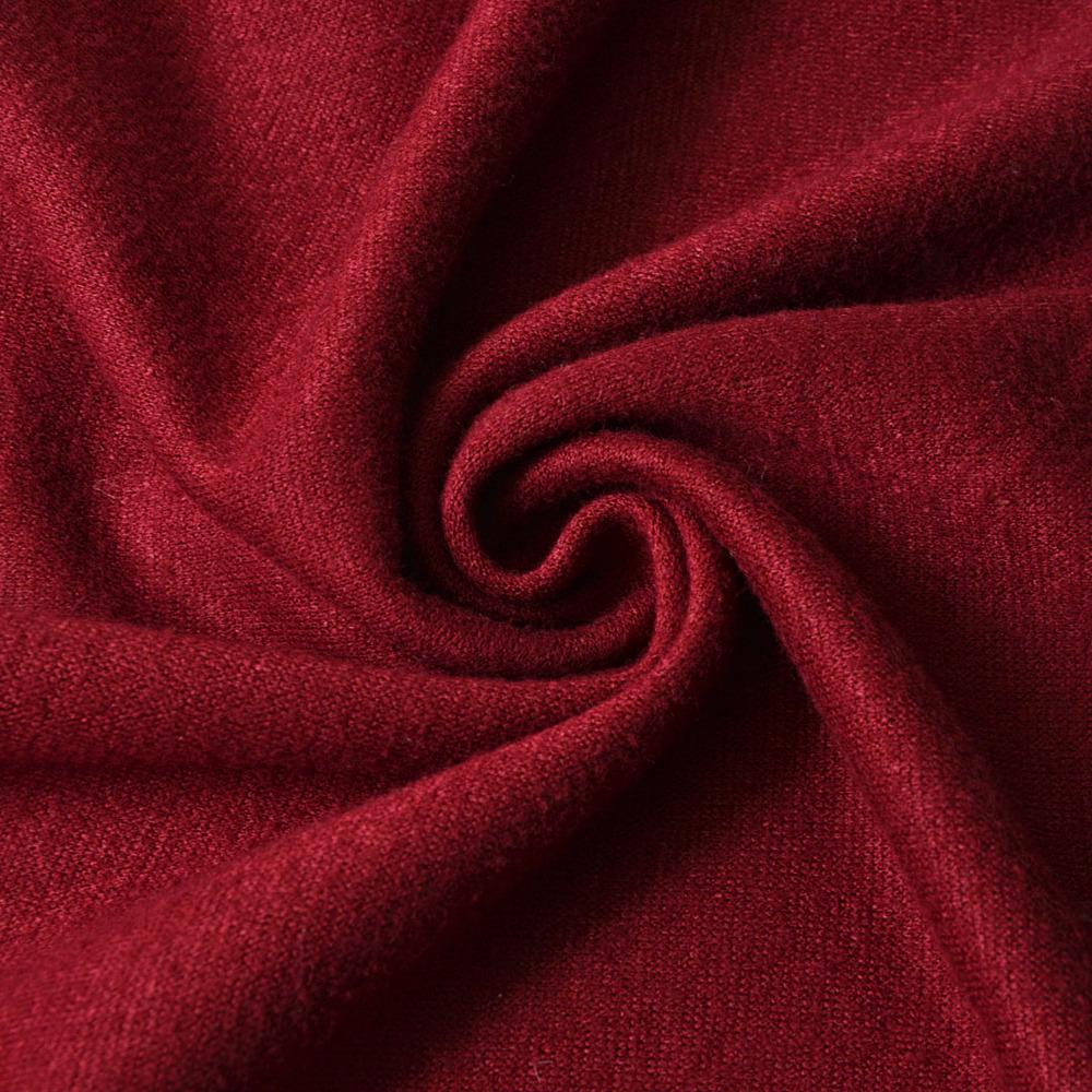 Ткань трикотаж двухсторонняя Осень №34 Марсала (10815)