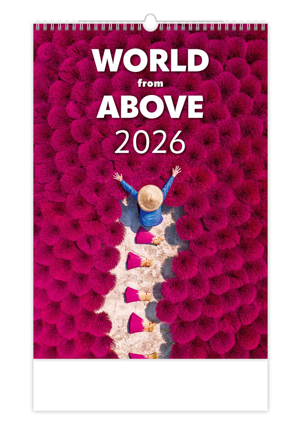Календар Helma 2026 World from Above 31,5x45 см (N139-26)