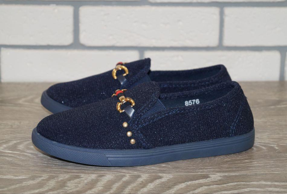 Слипоны Moli 38 р. 24 см Синий (30307-38)