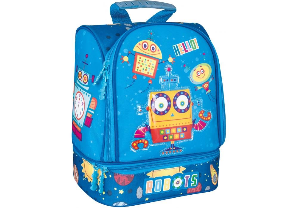 Ранець дошкільний Cool For School Robot 24x20x12 см 6-15 л Блакитний (CF86183)