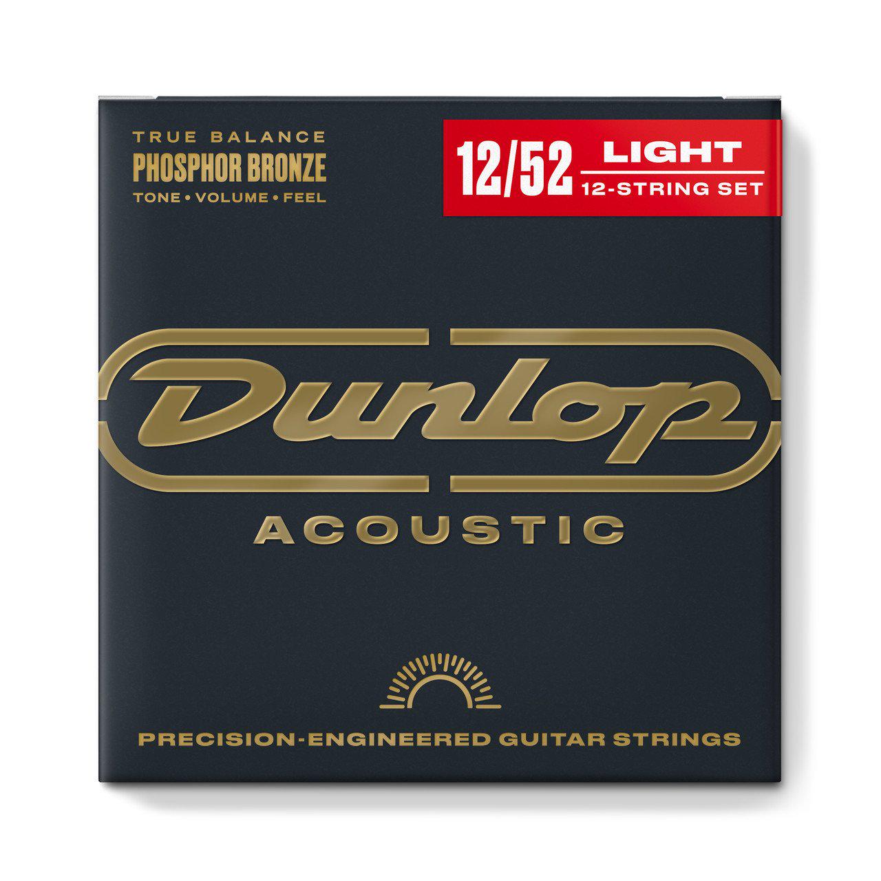 Струны для 12-струнной акустической гитары Dunlop DAP1252J Phosphor Bronze (116761)