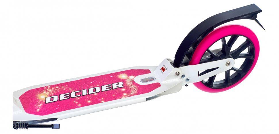 Самокат Maraton Decider з амортизаторами та підногою + ремінь Рожевий - фото 5 Самокат Maraton Decider з амортизаторами та підногою + ремінь Рожевий - фото 5