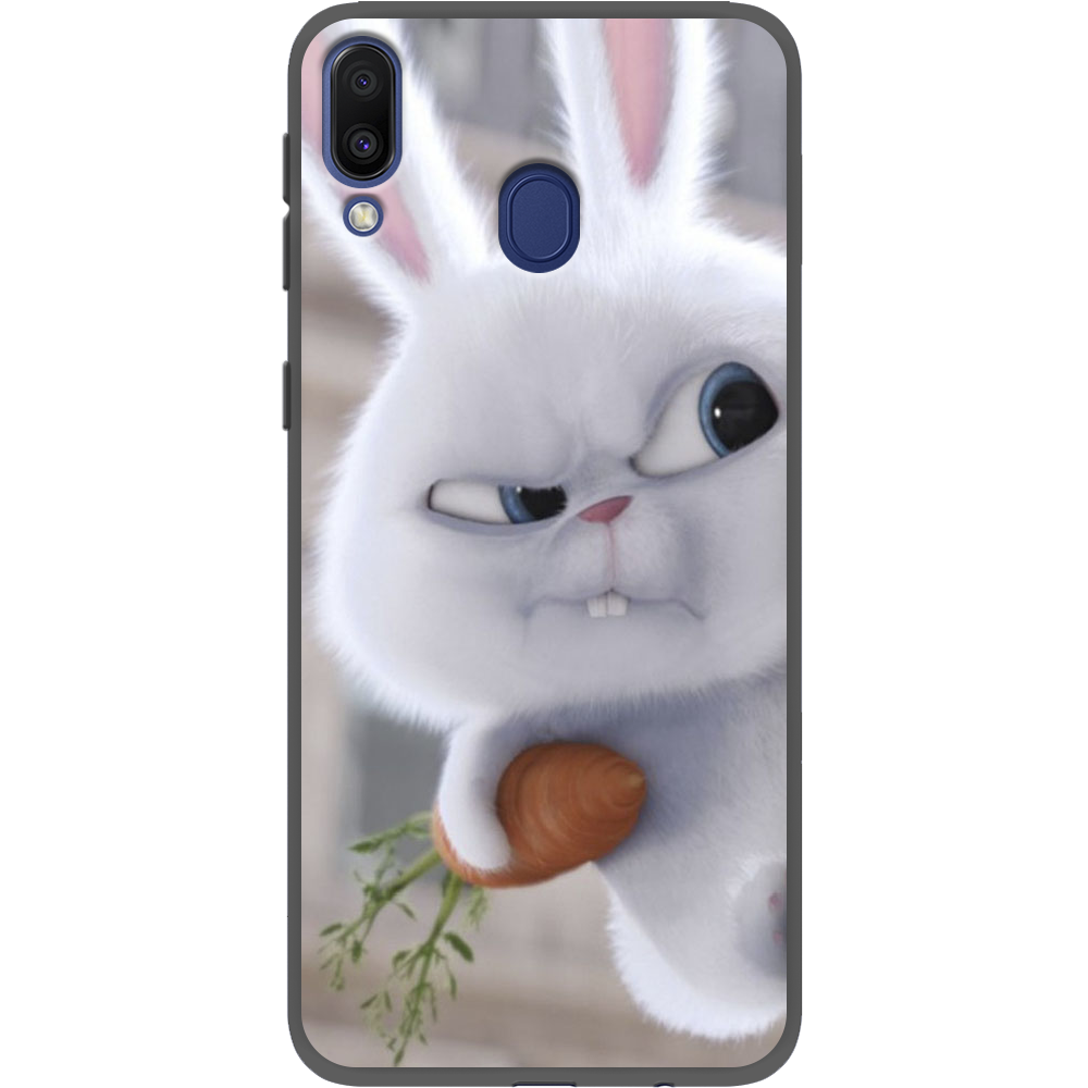 Чохол BoxFace Samsung M205 Galaxy M20 Rabbit Snowball Чорний силікон (36205-up1116-36624)