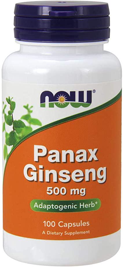Екстракт кореня женьшеню Now Panax Ginseng 500 mg 100 caps