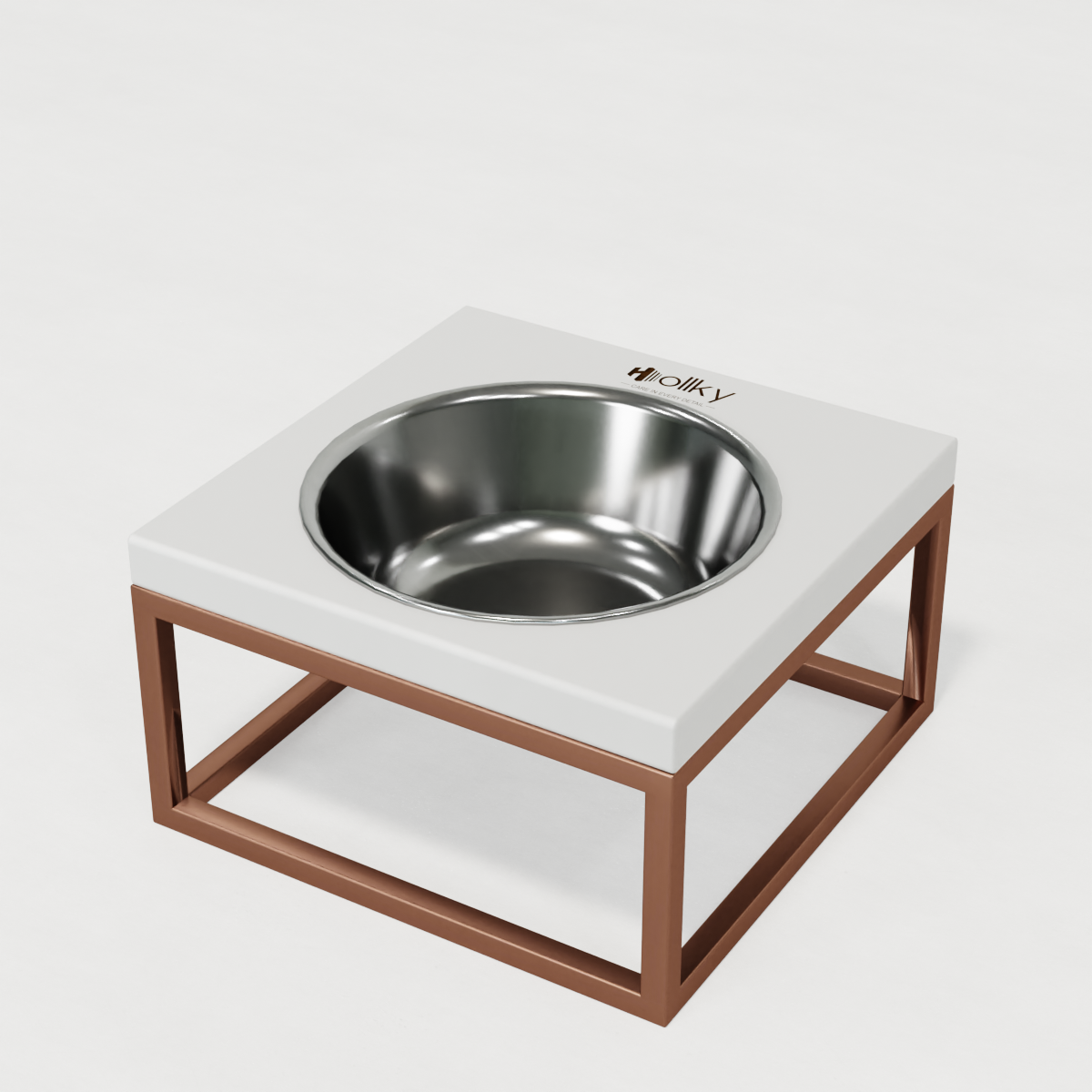 Миска на подставке для кошек и средних собак Hollky Base Solo M 0,8 л (M-212110-GLWH) - фото 9 Миска на подставке для кошек и средних собак Hollky Base Solo M 0,8 л (M-212110-GLWH) - фото 9