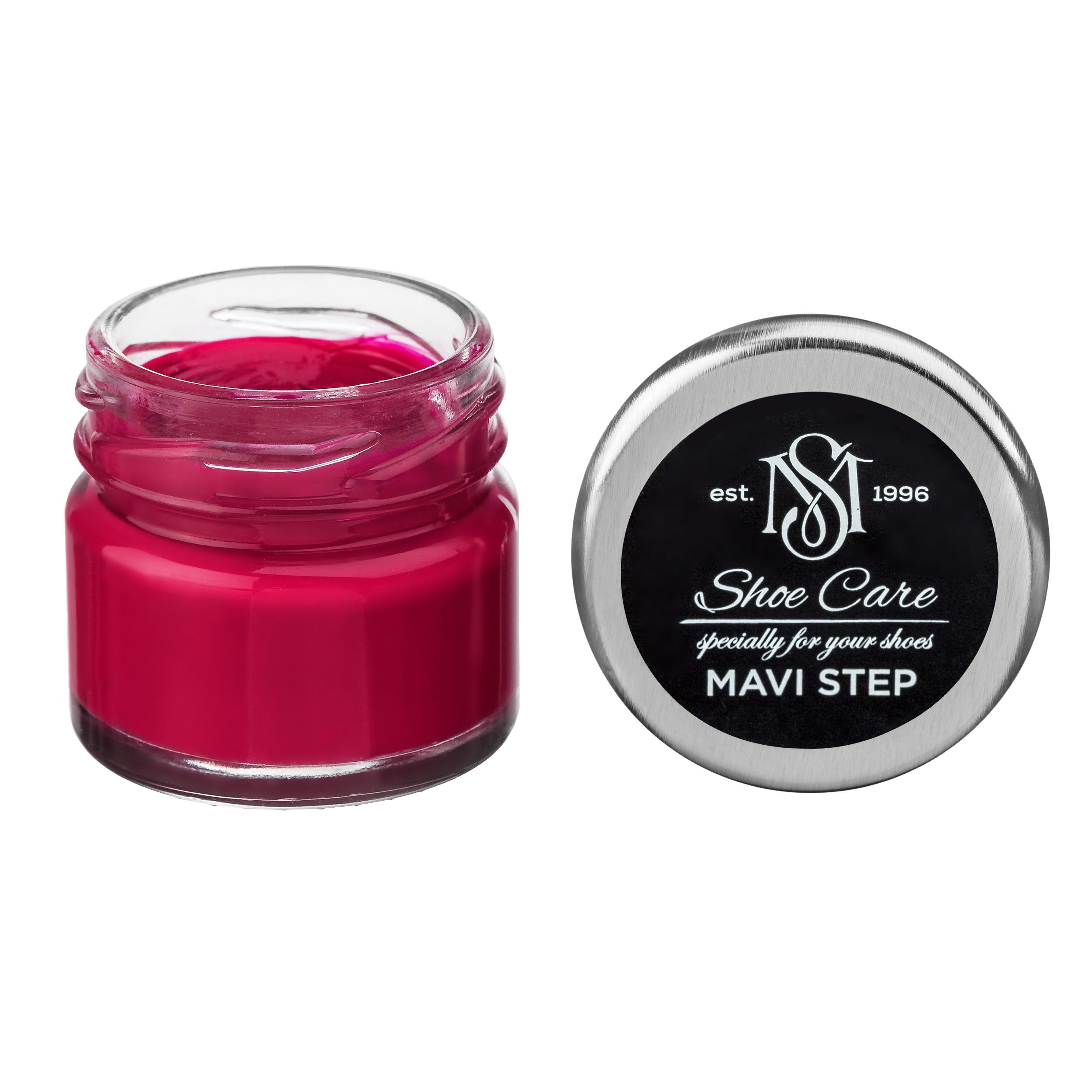 Краска-бальзам для замши и нубука MAVI STEP Multi Oil Balm 25 мл Малиновый (E07/161/025) - фото 1