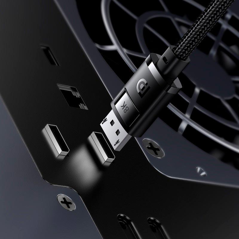 Кабель BASEUS B00633706111-02 High Definition Series DP 8K to DP 8k Adapter 2 м (575692) - фото 5 Кабель BASEUS B00633706111-02 High Definition Series DP 8K to DP 8k Adapter 2 м (575692) - фото 5