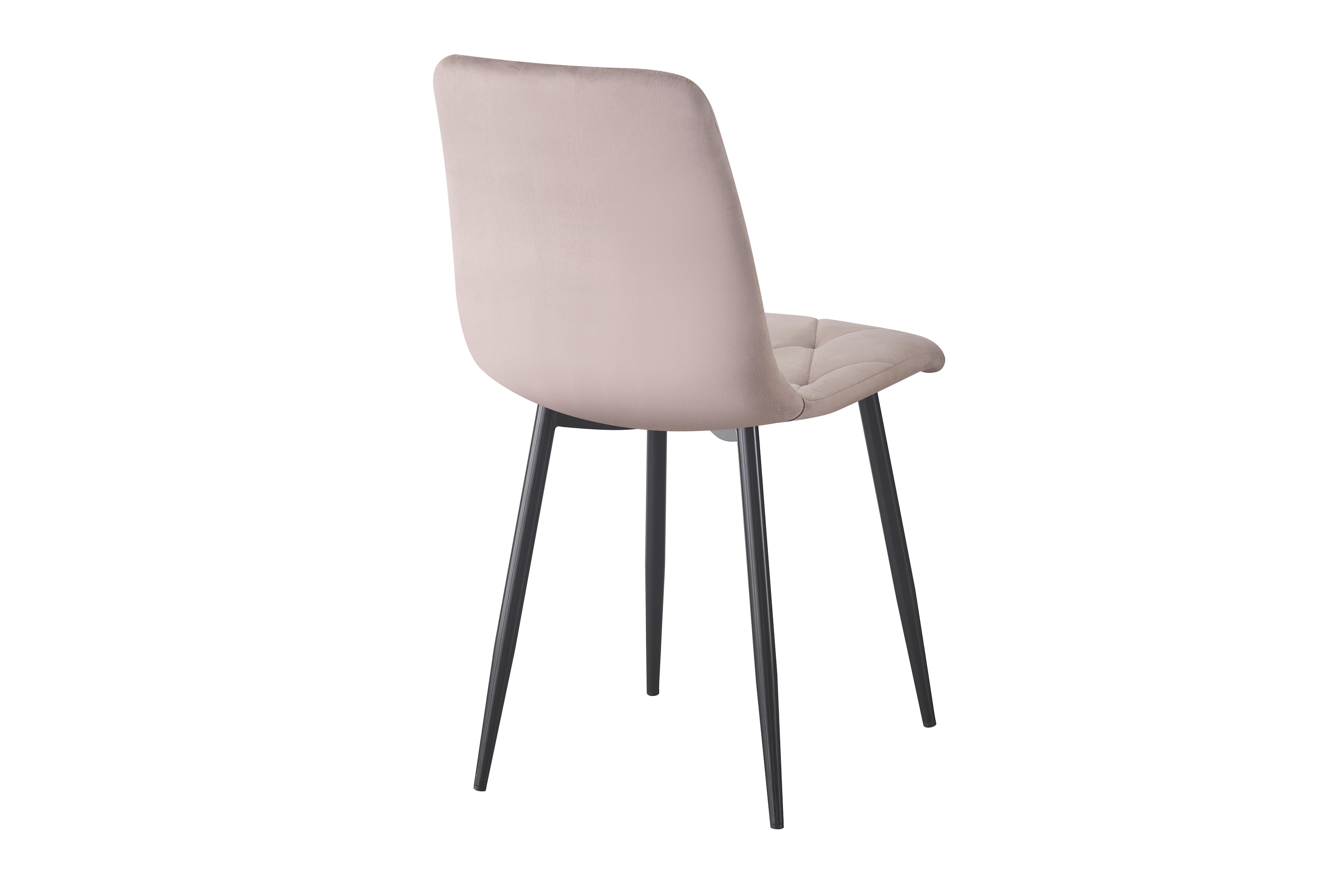 Стілець для кухні та вітальні ГРЕЙС Меморі 430х870х385 мм Чорний/Велюр бежевий (GAА0056860) - фото 2 Стілець для кухні та вітальні ГРЕЙС Меморі 430х870х385 мм Чорний/Велюр бежевий (GAА0056860) - фото 2