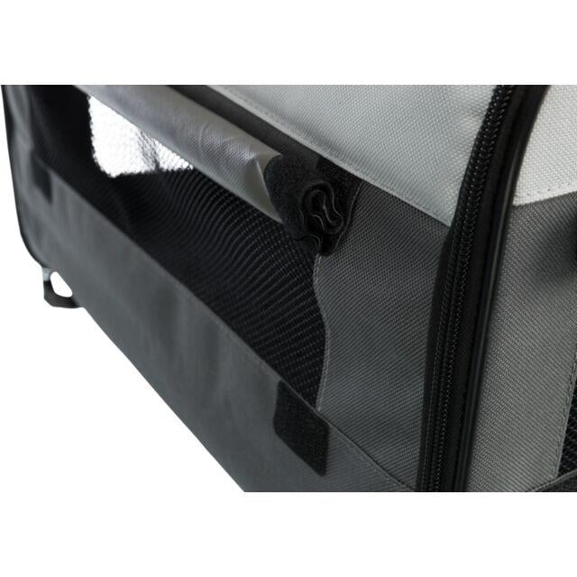 Переноска мобільна Trixie для собак M Темно-сірий/Світло-сірий (TX-39704) - фото 5