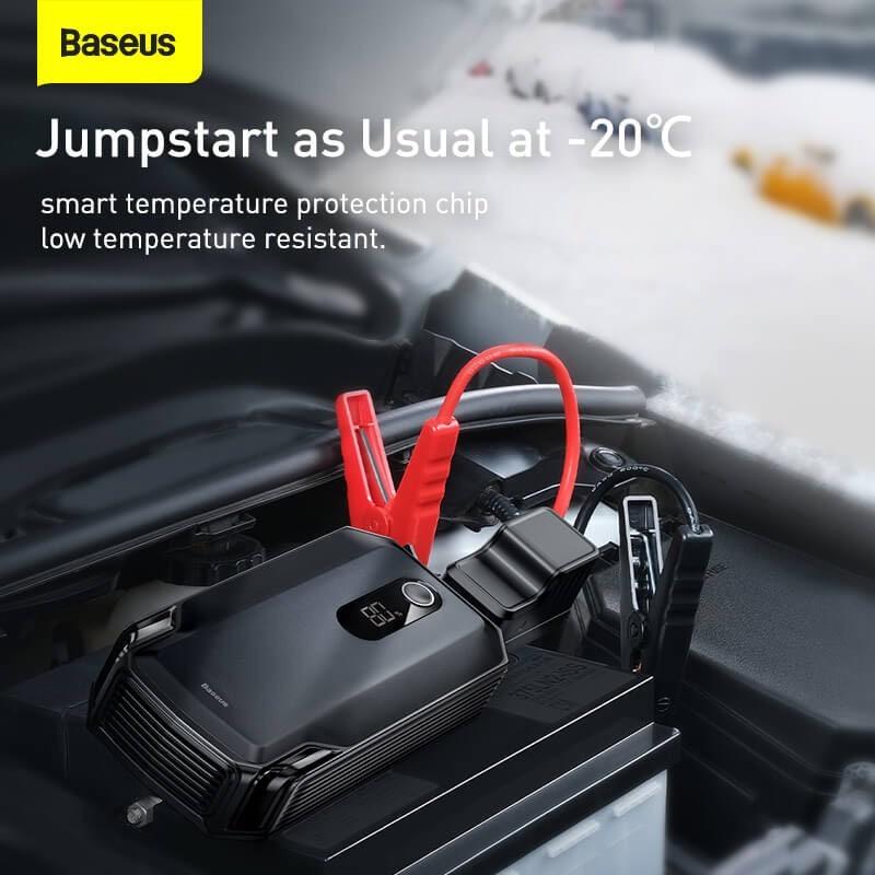 Зарядний пристрій для акумуляторів BASEUS 20000 mah 2000A Super Energy Max Car Jump Starter Black (CGNL020001) - фото 6