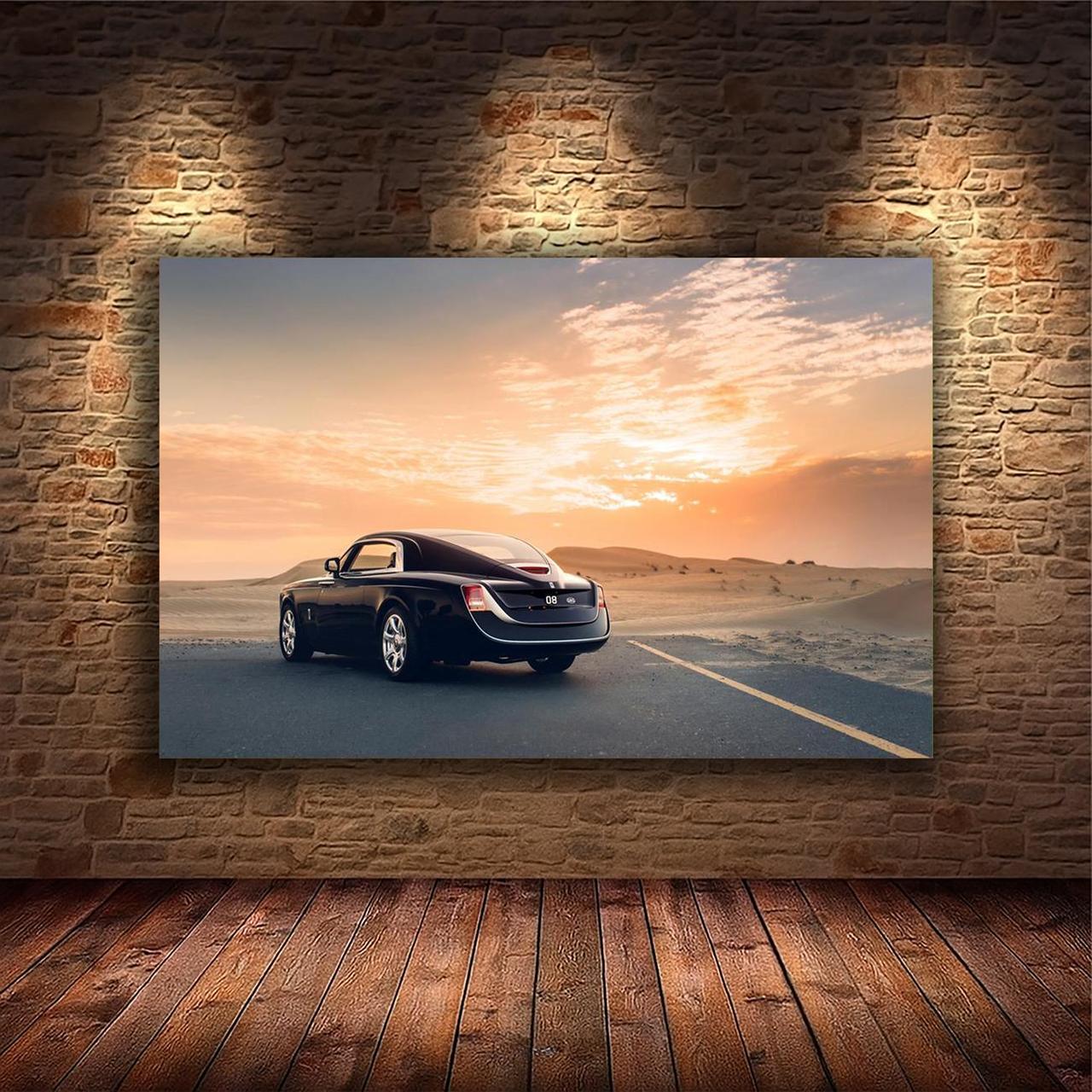 Картина на холсте Спортивный автомобиль 50x70 см (M230)