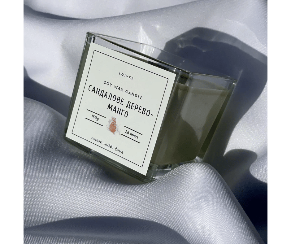 Свеча соевая Loivka Сандаловое дерево/Манго (17697291)