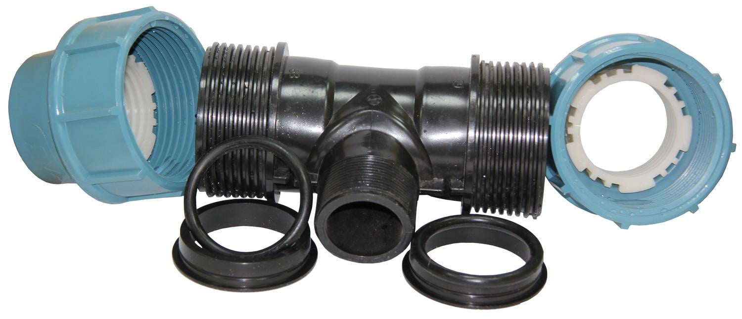 Трійник для поліетиленових труб Santan ТНР із зовнішньою різьбою 63x63 мм x 2" (AR3473) - фото 2 Трійник для поліетиленових труб Santan ТНР із зовнішньою різьбою 63x63 мм x 2" (AR3473) - фото 2