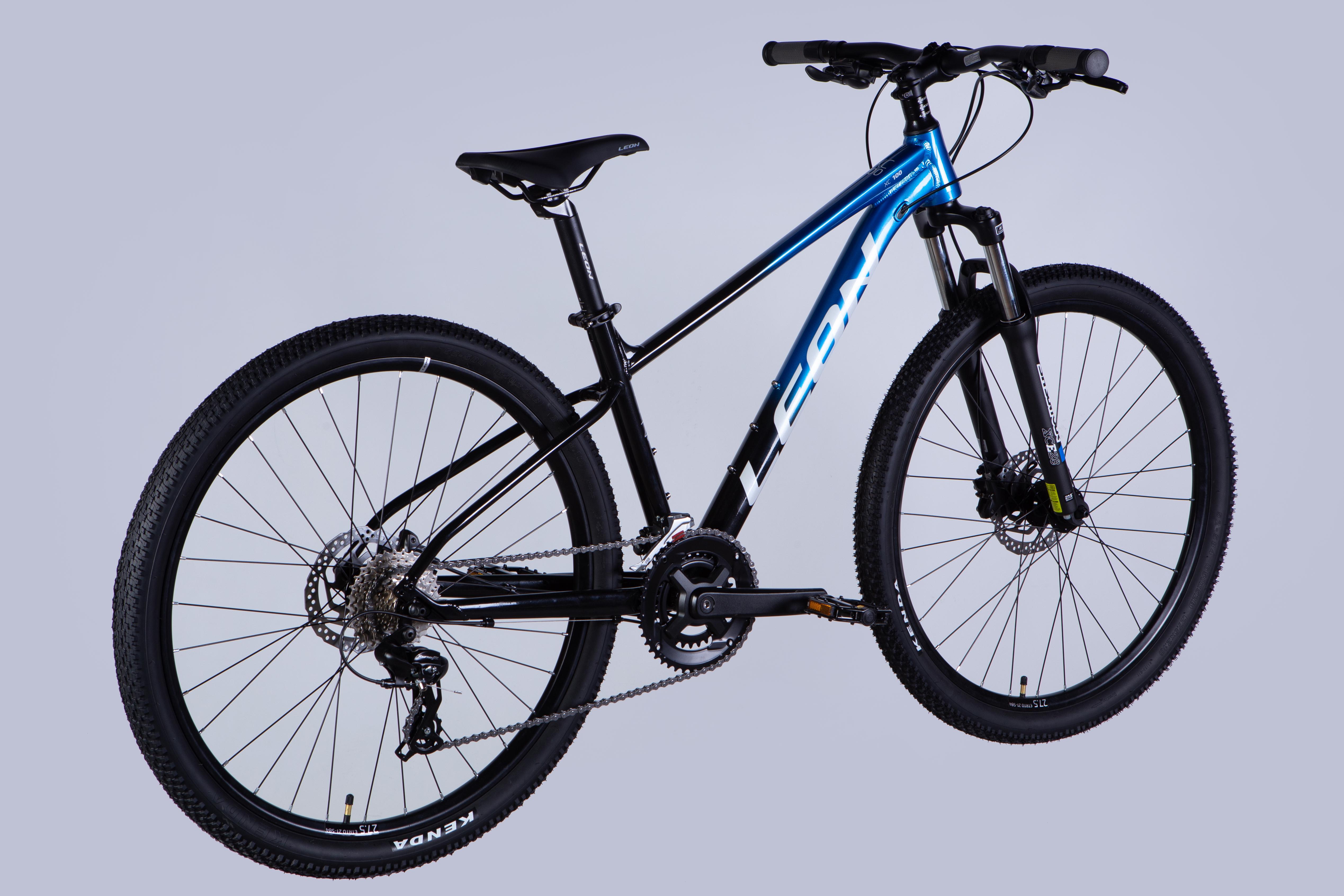 Велосипед Leon 2025 XC 100 HDD AL 27,5" рама 16" Синий с черным (OPS-LN-27,5-042) - фото 3 Велосипед Leon 2025 XC 100 HDD AL 27,5" рама 16" Синий с черным (OPS-LN-27,5-042) - фото 3