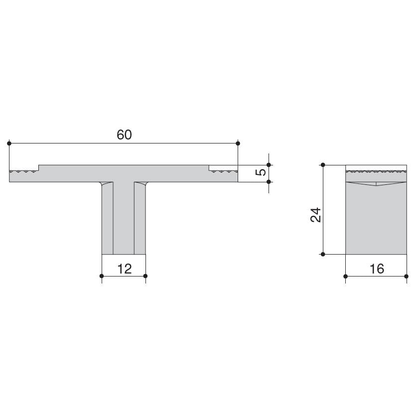 Меблева ручка Citterio Giulio Handles 60х16х24 мм матове Золотий (8 1184.B000.0903) - фото 3