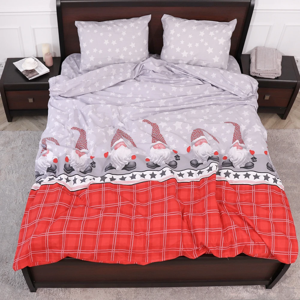 Комплект постельного белья Gold из бязи двуспальный евро 200х220 cм (40835) Комплект постельного белья Gold из бязи двуспальный евро 200х220 cм (40835)