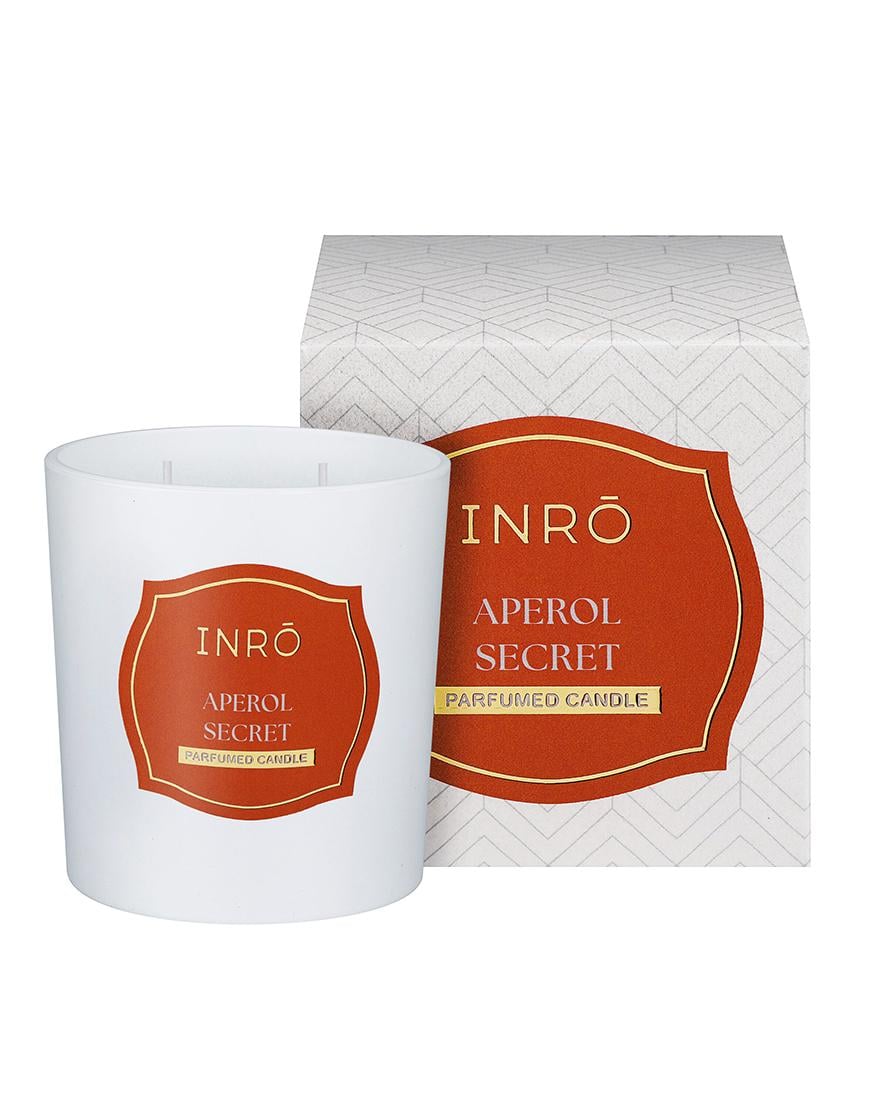 Парфумована свічка Aperol secret INRO біла 250 мл
