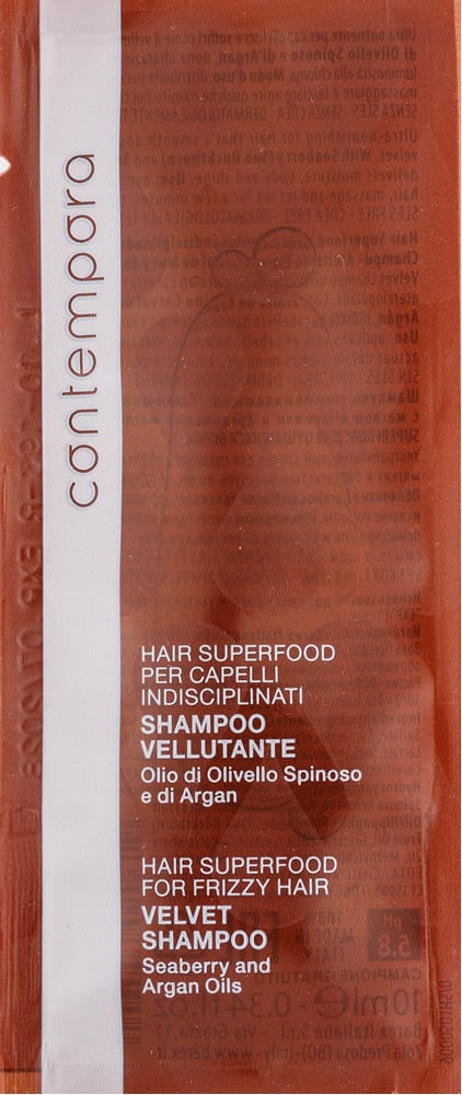 Шампунь Contempora «Сяючий оксамит» з олією аргани та обліпихи 10 мл (11055)