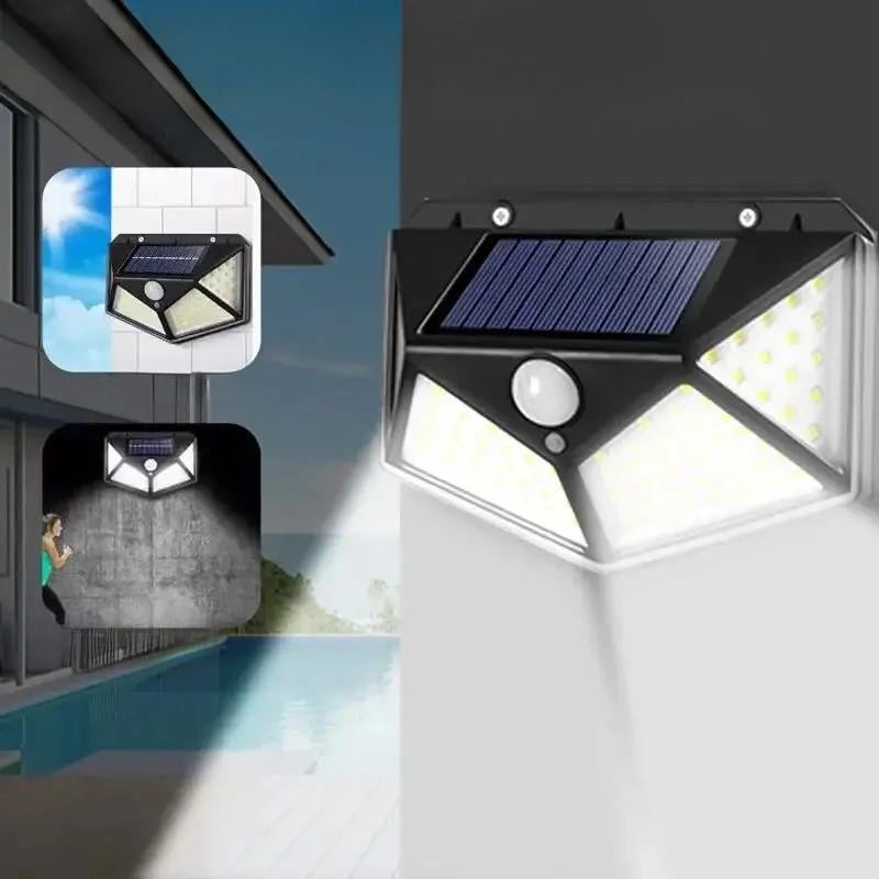 Ліхтарі вуличні світлодіодні на сонячній батареї з датчиком руху 2 шт. (2703412466) - фото 2