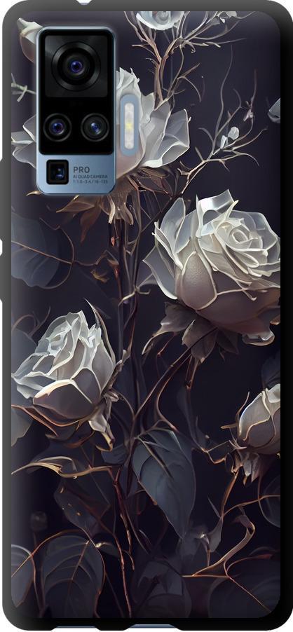 Чехол на Vivo X50 Pro Розы 2 (5550b-1956-42517)