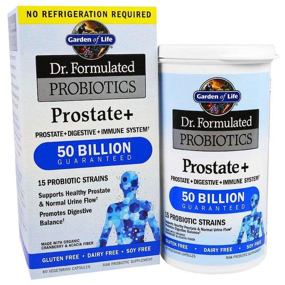 Пробіотик Garden of Life Dr. Formulated Probiotics Prostate+ 60 Veg Caps (GOL-12005)