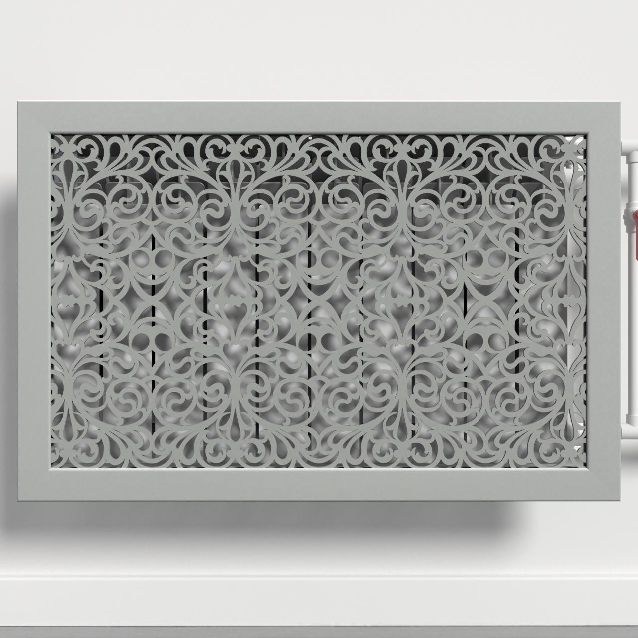 Решетка-экран на батарею SMARTWOOD 1500 мм Серый Бетон (R20275109)