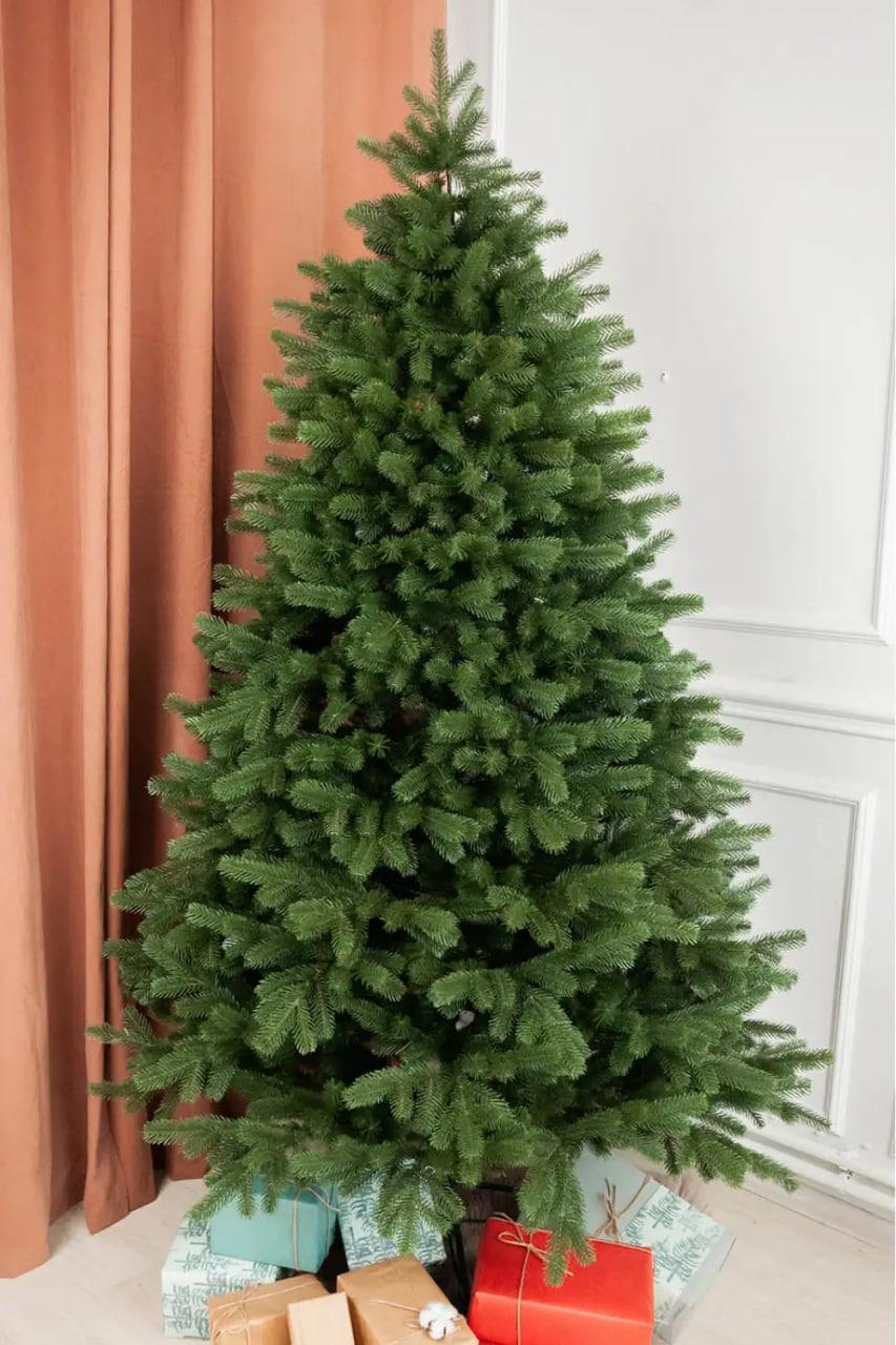 Штучна ялинка лита Грант Еліт з металевою підставкою 2,1 м Зелений (VYA678206)