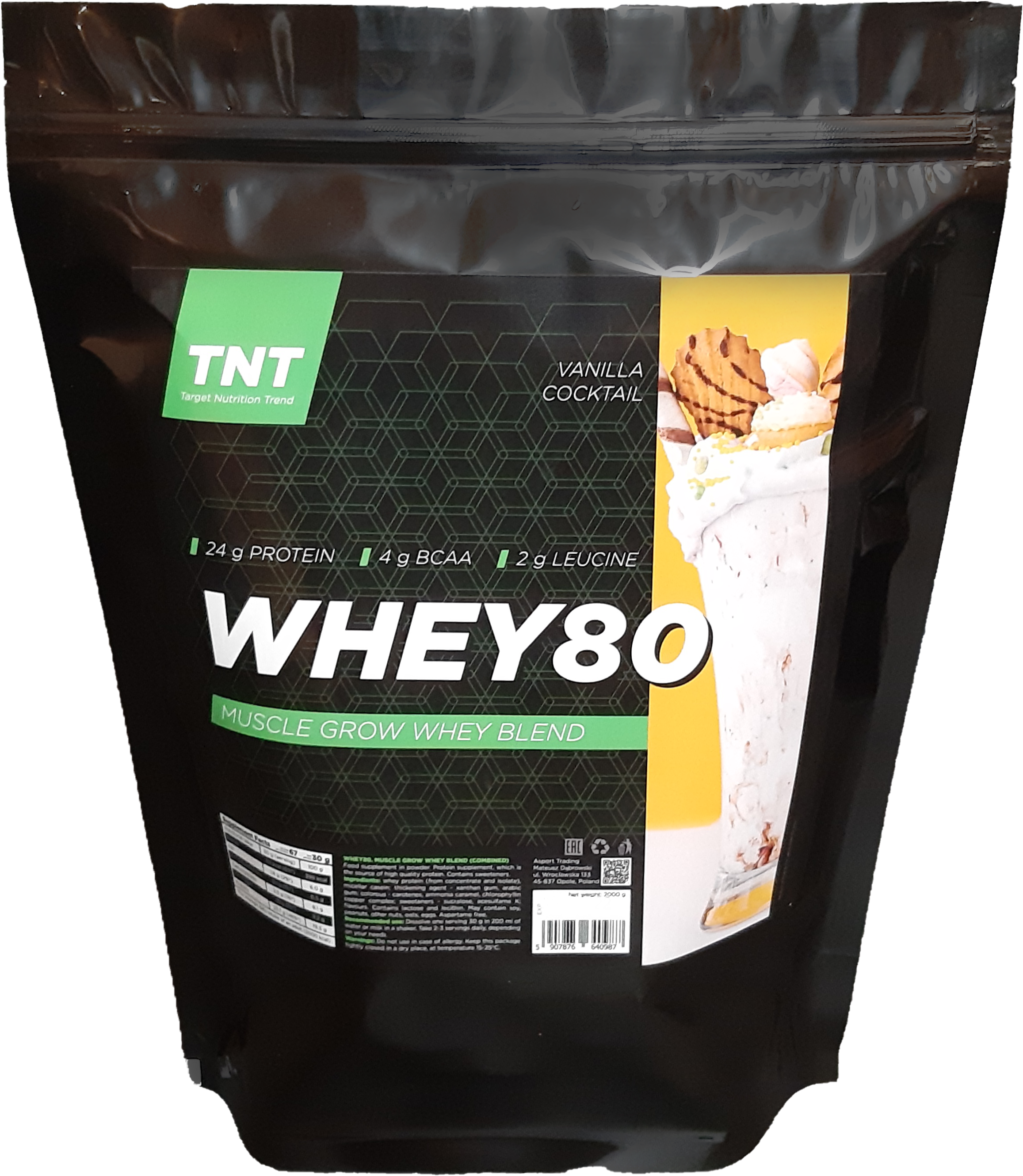 Протеин сывороточный TNT Whey Protein 80% 2 кг/Омега-3 TNT 60 капсул Ванильный коктейль (1684477360) - фото 1 Протеин сывороточный TNT Whey Protein 80% 2 кг/Омега-3 TNT 60 капсул Ванильный коктейль (1684477360) - фото 1