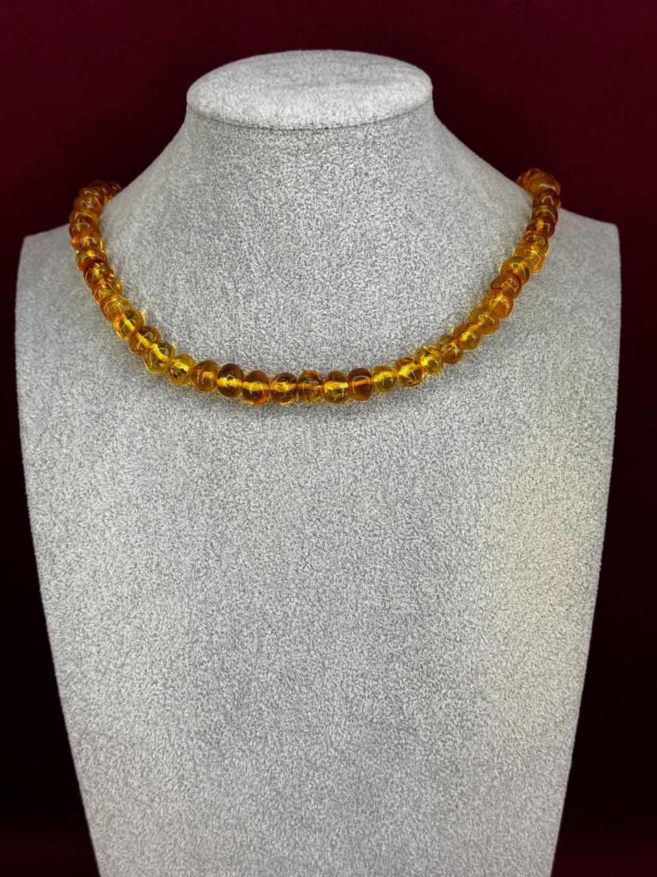 Бусы из янтаря лечебные 48 см (н-865)