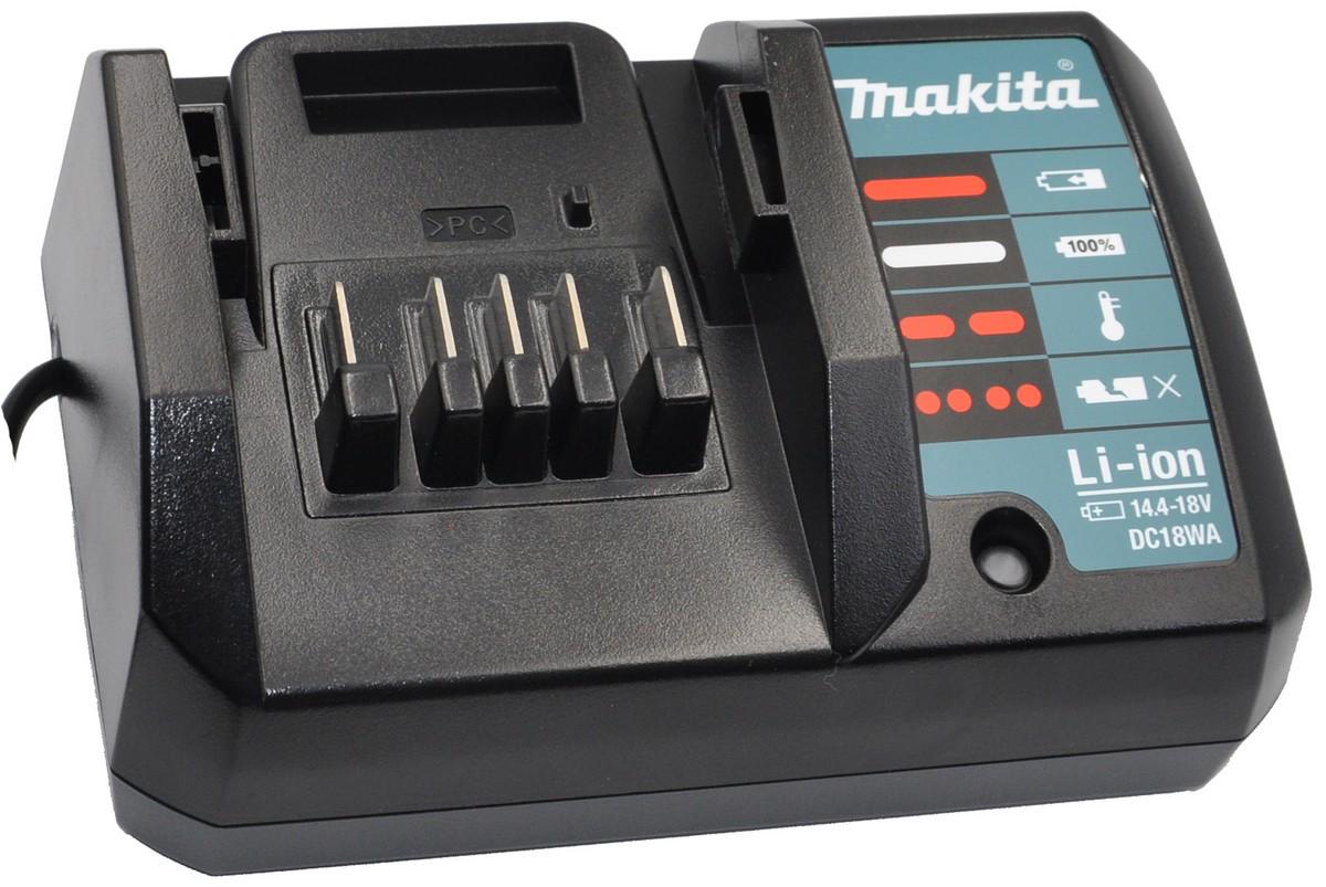 Зарядное устройство VJ Parts DC18WA Li-Ion 14,4-18В M код 195423-6 для шуруповерта DF457