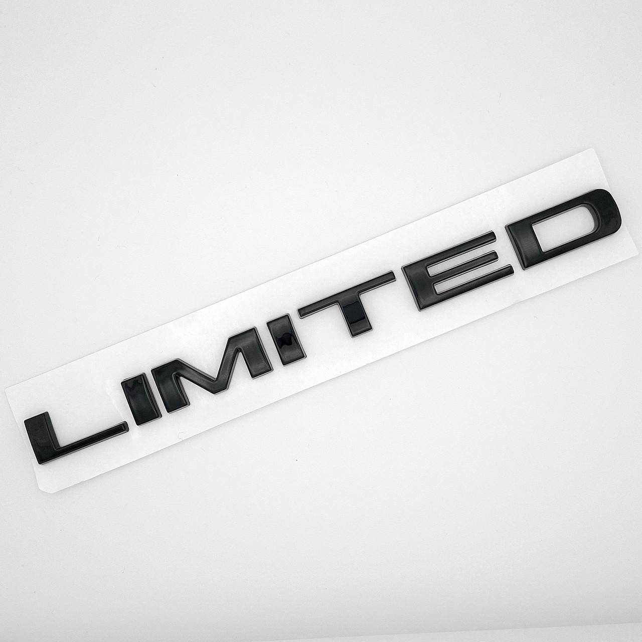 Эмблема надпись Limited Jeep ABS 20,5х1,6 см Черный глянцевый (2881039621)