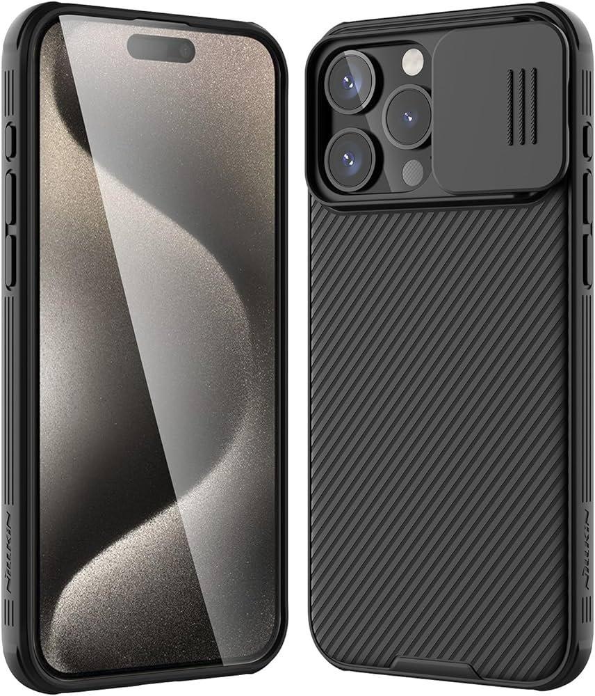 Чохол бампер Nillkin CamShield Pro Case для Apple iPhone 15 Pro 6.1' 2023 Black - фото 1