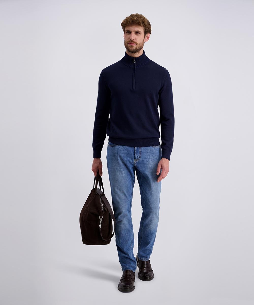 Кофта на напівблискавці чоловіча M Темно-синій (C5 51022.5064.6323-M) - фото 3