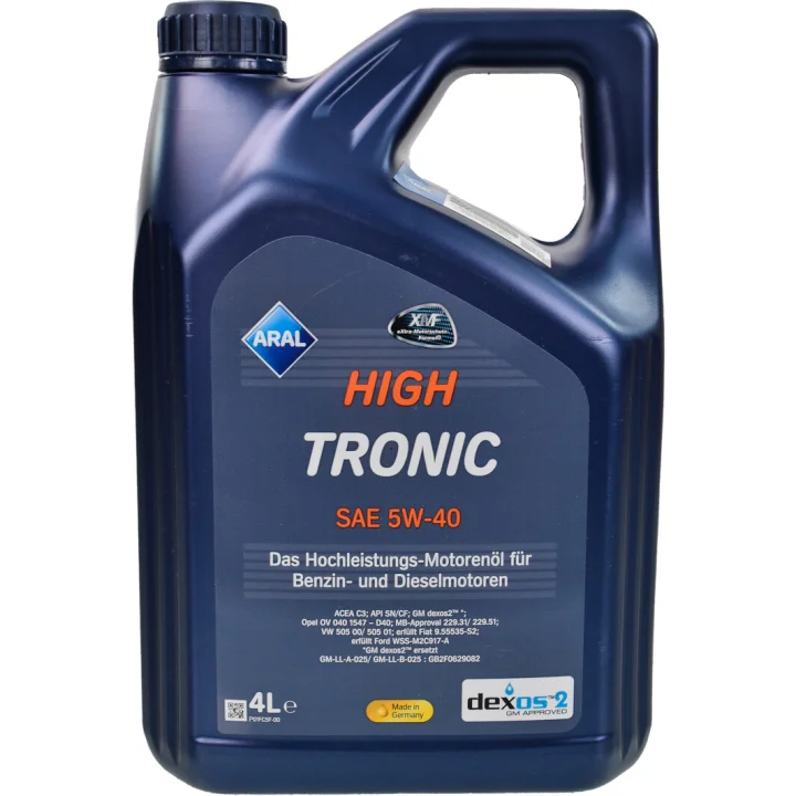 Олива моторна ARAL HighTronic 5W-40 4 л (154fe7)