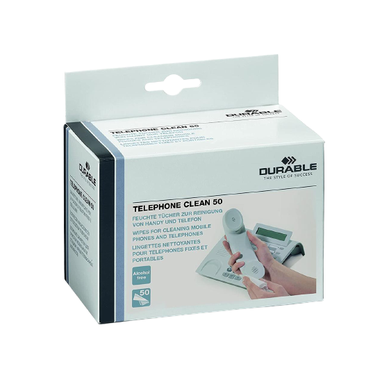 Салфетки для мобильных телефонов DURABLE Clean Box 50 шт. (1191243195)